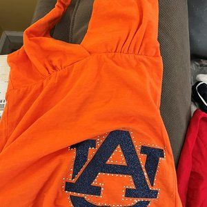 Auburn University Orange Halter top by Chicka-d NWT Size Small